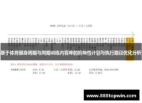 基于体育健身周期与周期训练内容库的阶段性计划与执行路径优化分析